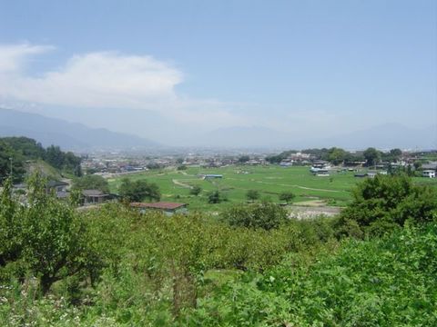 芦川沿いの農村風景
