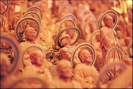 天寧寺の五百羅漢像