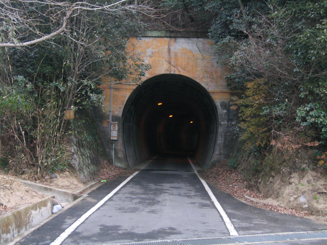 ガソリンカーのトンネル