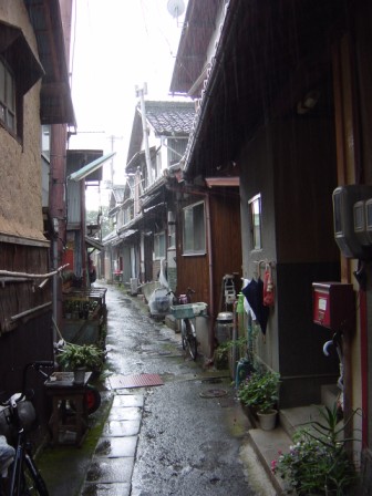 沖島　路地